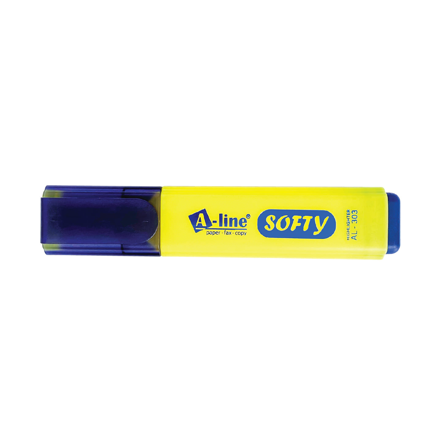ปากกาไฮไลท์ A-LINE AL-303 SOFTY สีเหลือง_1